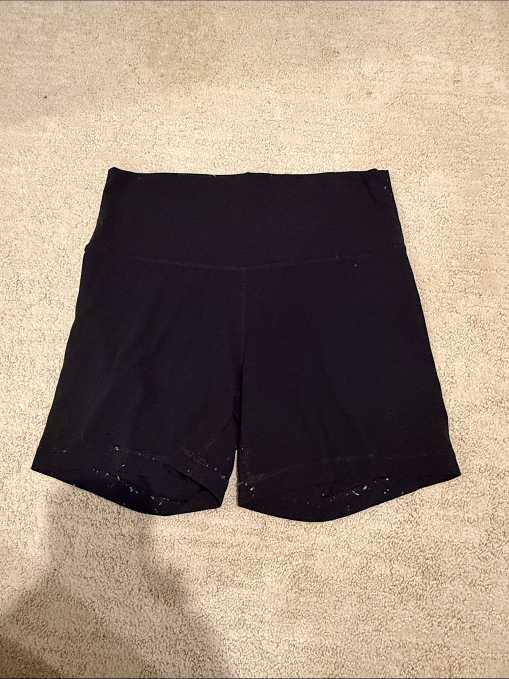 TNA Black High rise bike shorts